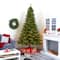 9ft. Pre-Lit Vermont Spruce Artificial Christmas Tree, Warm White LED Lights
